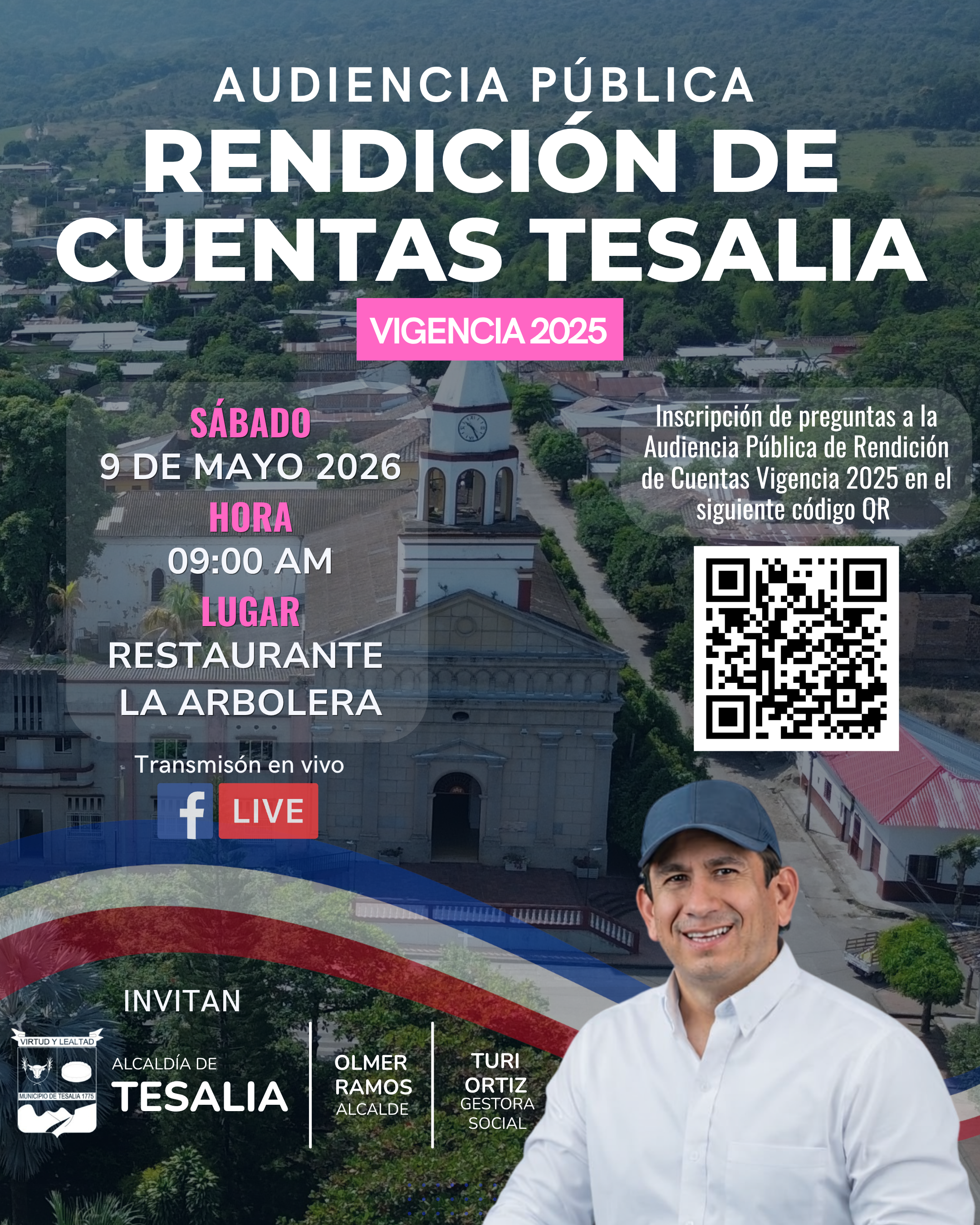 Noticia - 🚨 AUDIENCIA PÚBLICA DE RENDICIÓN DE CUENTAS TESALIA 🚨