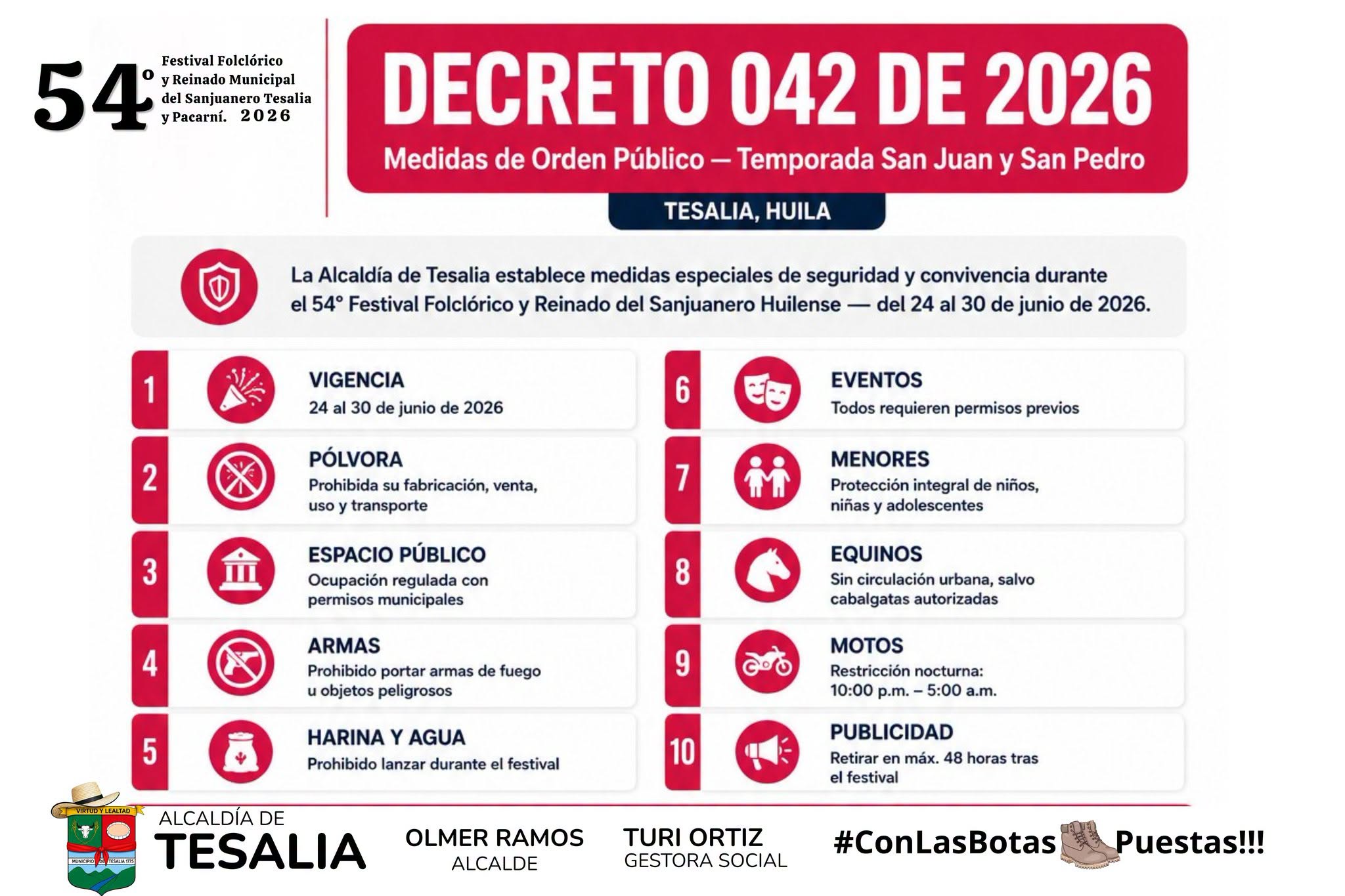 Noticia - 🎉🚨 ¡ATENCIÓN TESALIA DECRETO 042! 🚨🎉