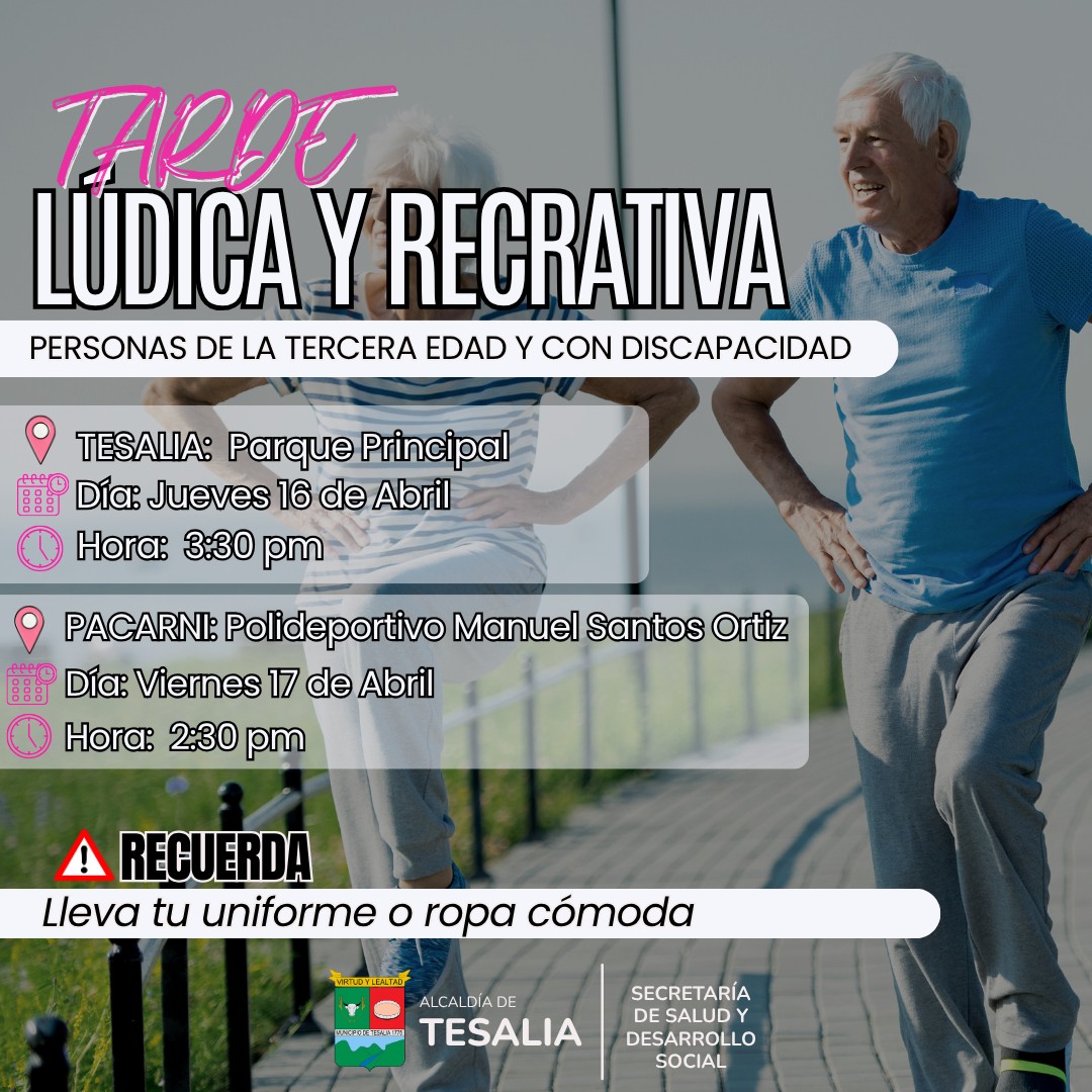 Noticia - 🎉👵👴 ¡TARDE LÚDICA Y RECREATIVA PARA COMPARTIR! 💙✨
